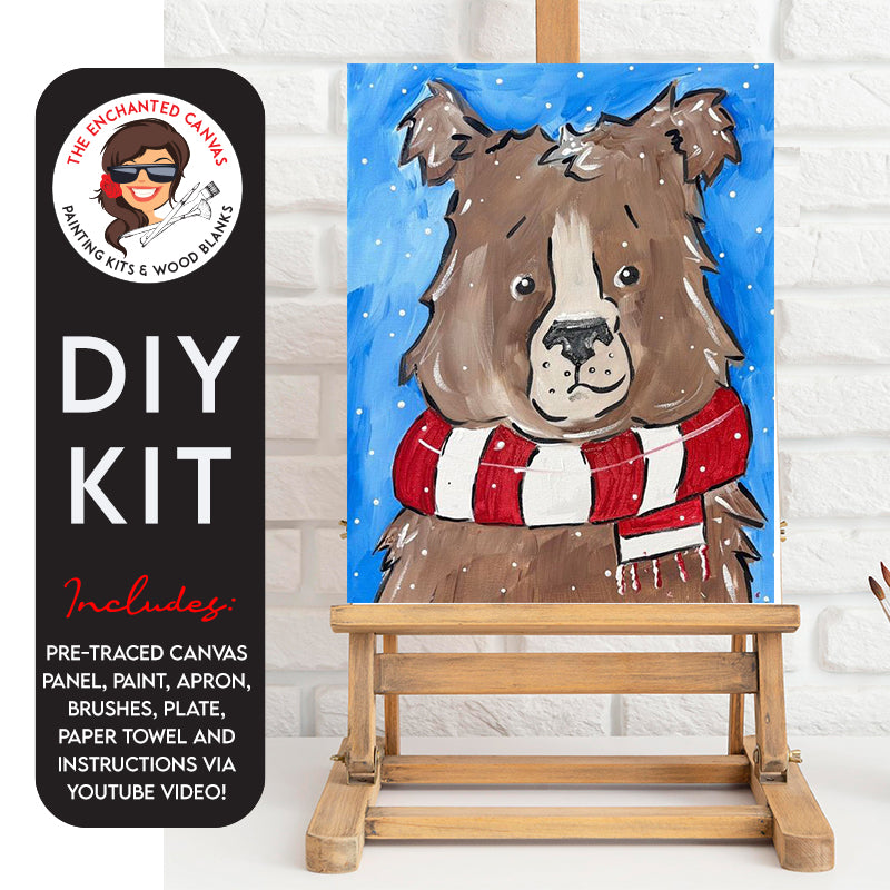 Winter Bear DIY Painting Kit