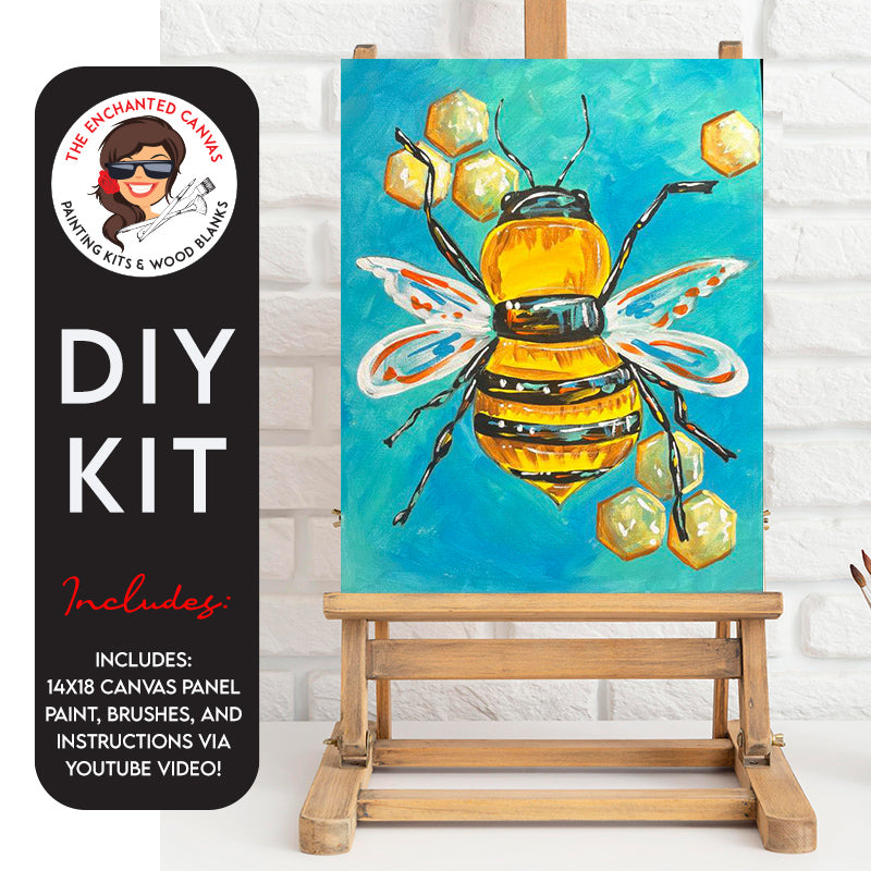 Buzz into Creativity: Honey Bee DIY Painting Kit