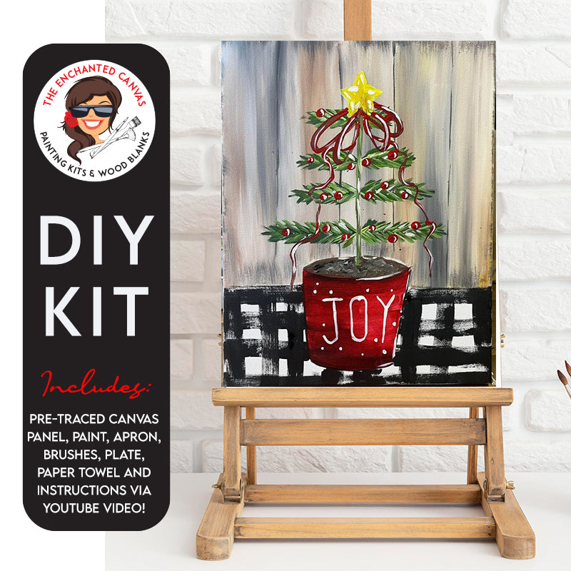 Christmas Tree Topiary DIY Painting Kits