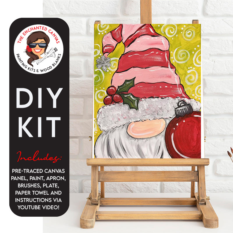 Christmas Ornament Gnome DIY Painting Kit