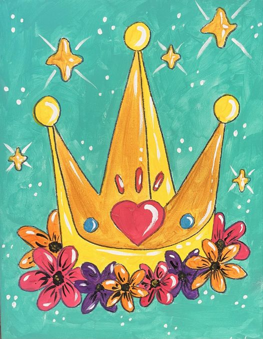 Crown of Flowers DIY Painting Kit