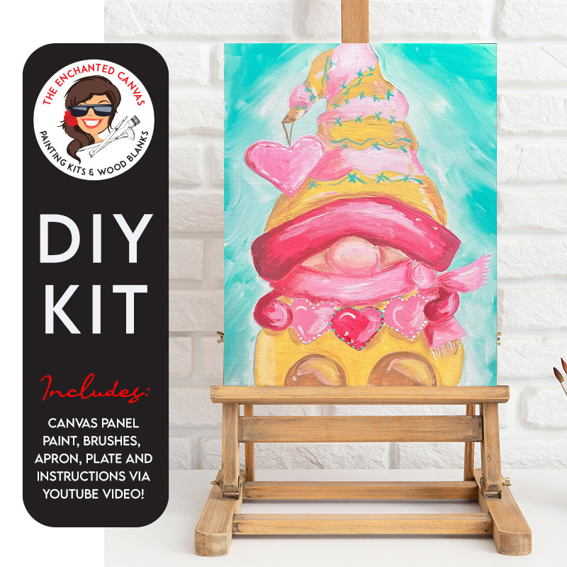 Cupid Valentine Gnome DIY Painting Kit