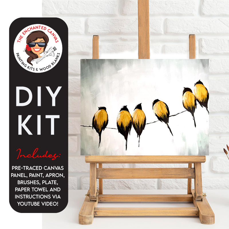 Bird on a Wire DIY Painting Kit