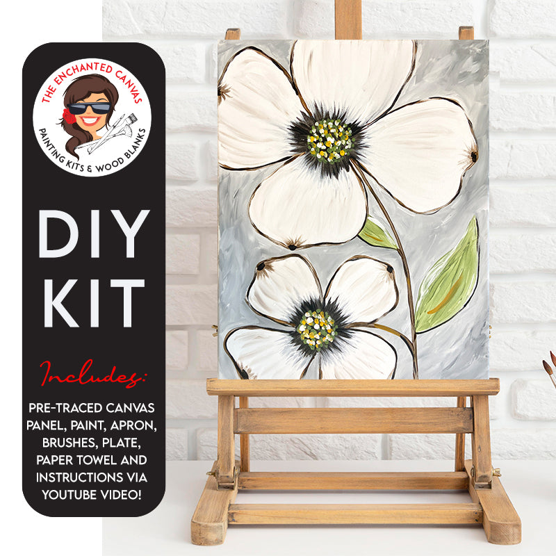 Dogwoog Flower DIY Painting Kit