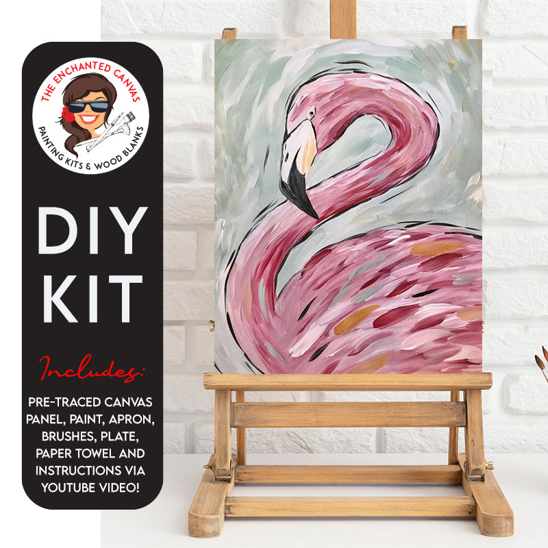 Pink Flamingo DIY Painting Kit