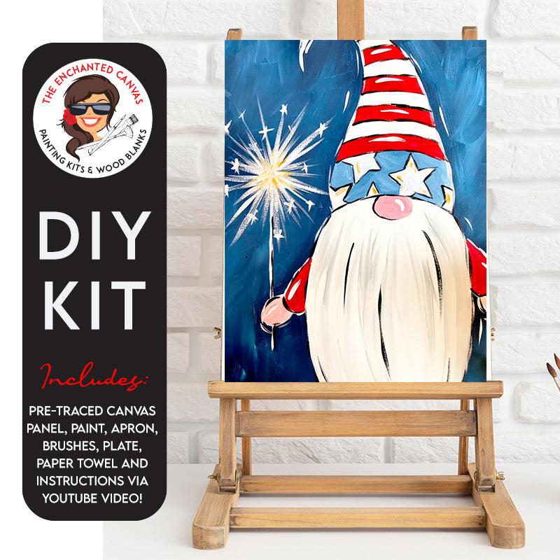 4th of July Gnome DIY Painting Kit