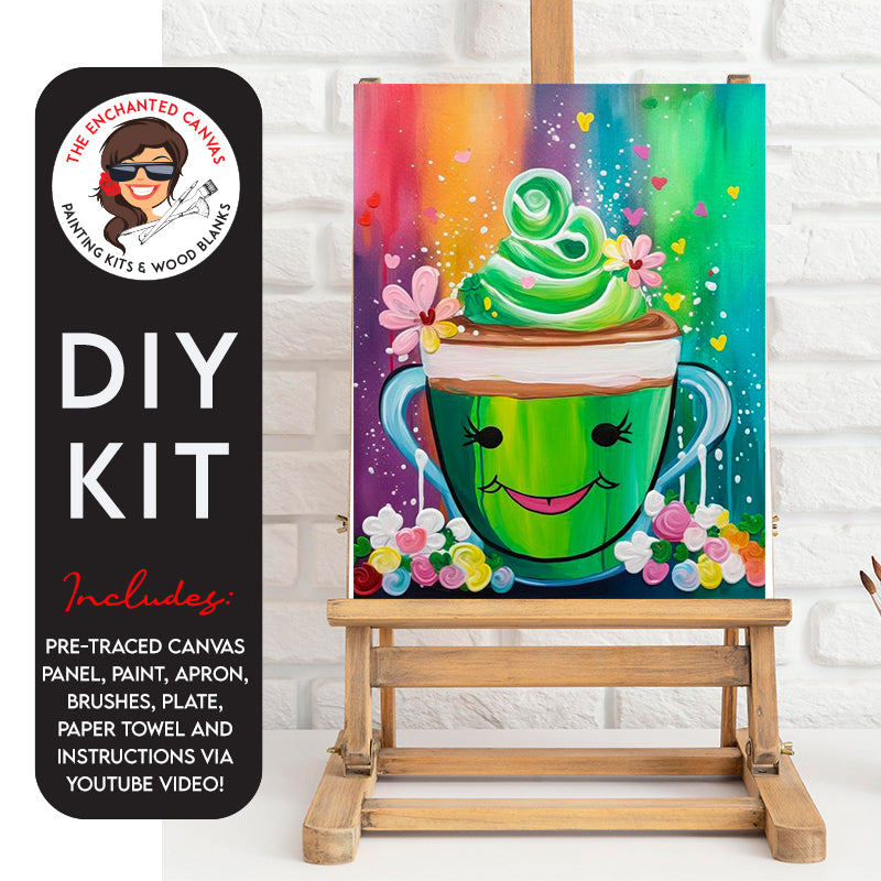 Happy Irish Coffee DIY Painting Kit