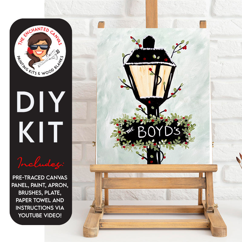 Antique Lamp Post DIY Painting Kit