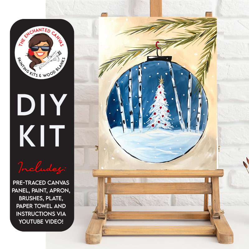 Scenic Ornament with Tree DIY Painting Kit