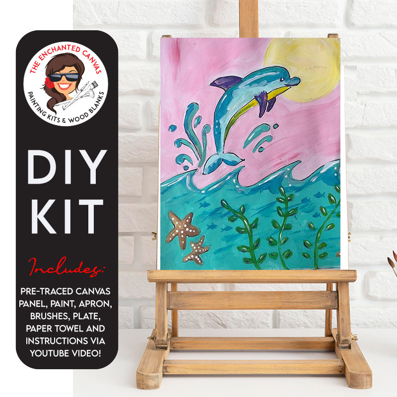 Dolphin and Ocean Fun DIY Painting Kit