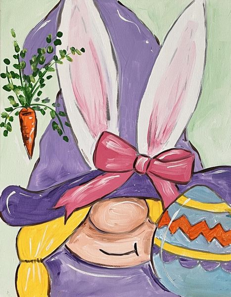 Easter Bunny Gnome DIY Painting Kit