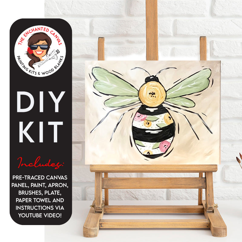 Floral Bee DIY Painting Kit