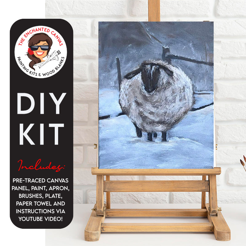 Winter Sheep DIY Painting Kit