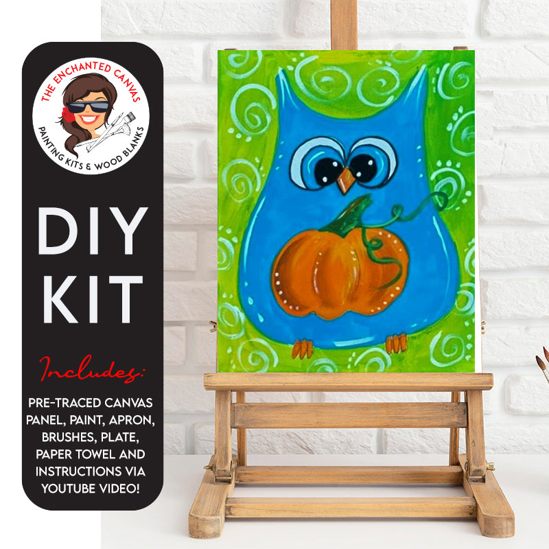 Fun Fall Owl DIY Painting Kit