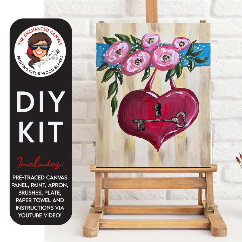 Key to My Heart DIY Painting Kit