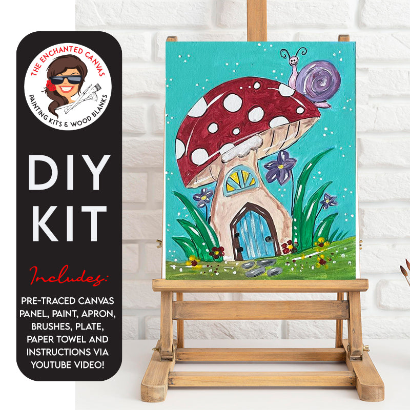 Mushroom House DIY Painting Kit