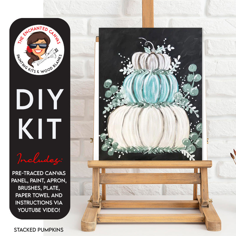 Stacked Pumpkins DIY Painting Kit