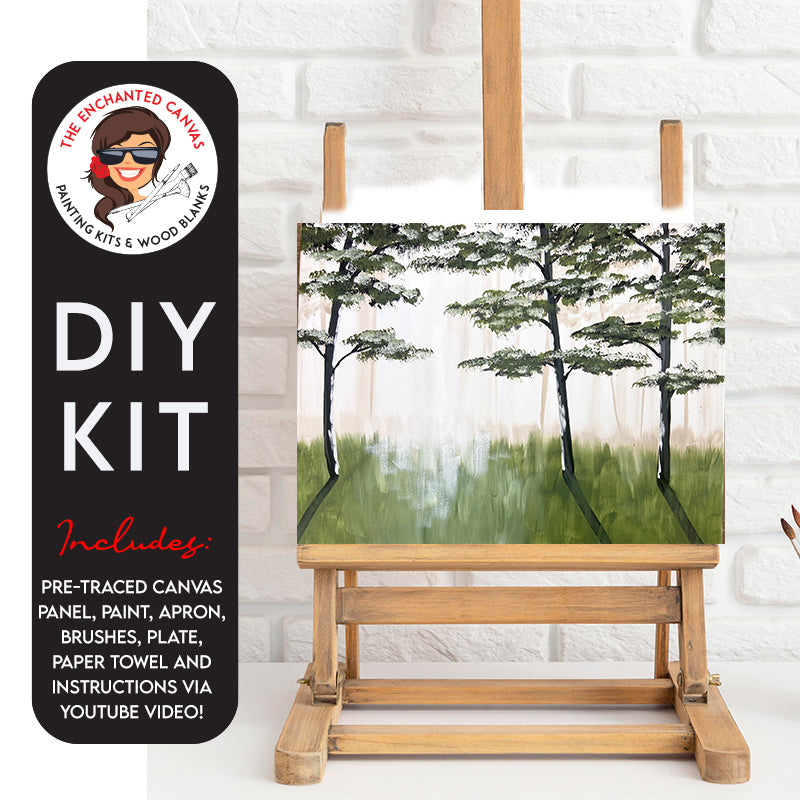 DIY Pine Forest DIY Painting Kit Painting Kit