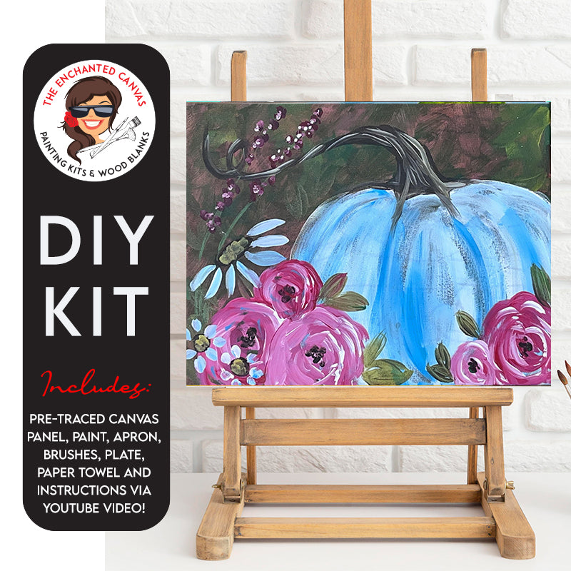 Pumpkin and Posies DIY Painting Kit