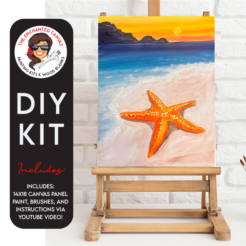 Starfish at Sunset DIY Painting Kit