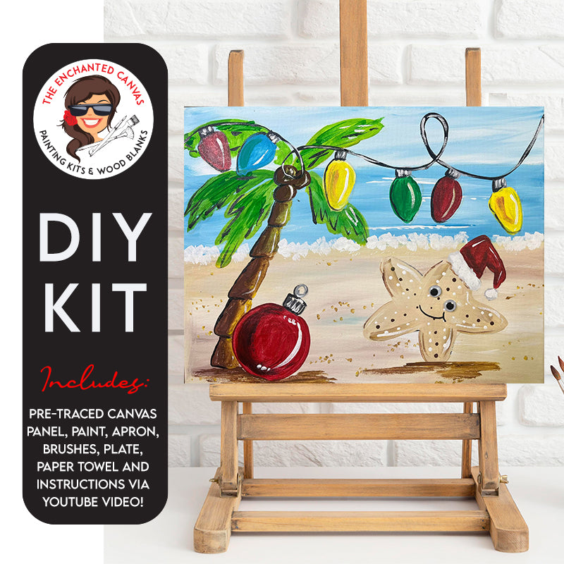 Christmas at the Beach DIY Painting Kit