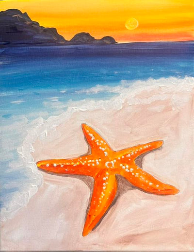 Starfish at Sunset DIY Painting Kit