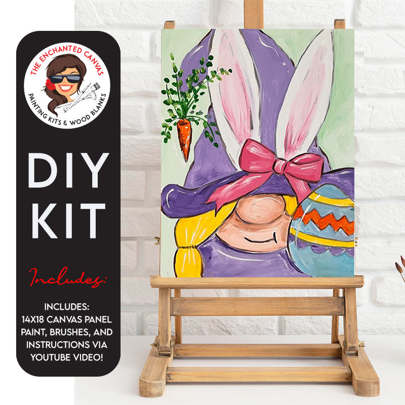 Easter Bunny Gnome DIY Painting Kit